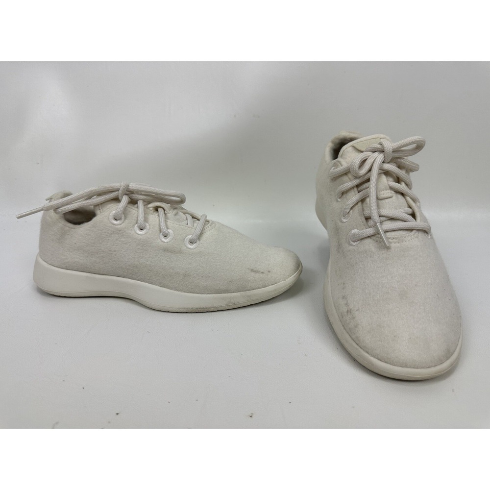 allbirds Wool‎ Runner Running Shoes Womens Size 8 WR White Merino Washable